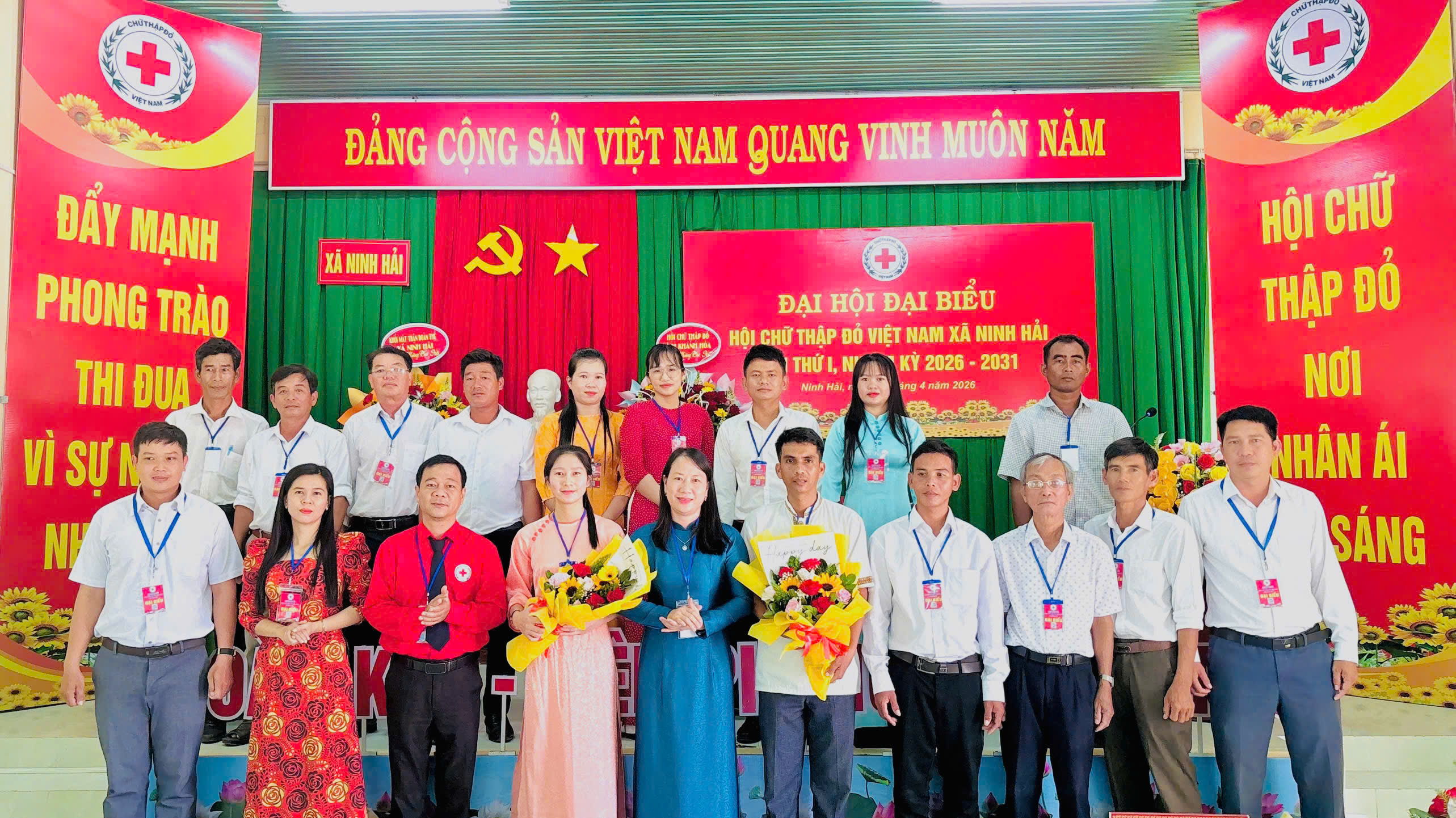 HỘI CHỮ THẬP ĐỎ XÃ NINH HẢI HƯỚNG TỚI NHIỆM KỲ PHÁT TRIỂN BỀN VỮNG